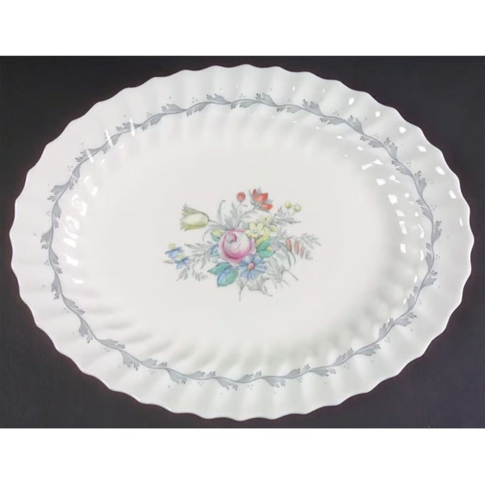 Royal Doulton Chelsea Rose bone china large oval platter~Made in England UNUSED